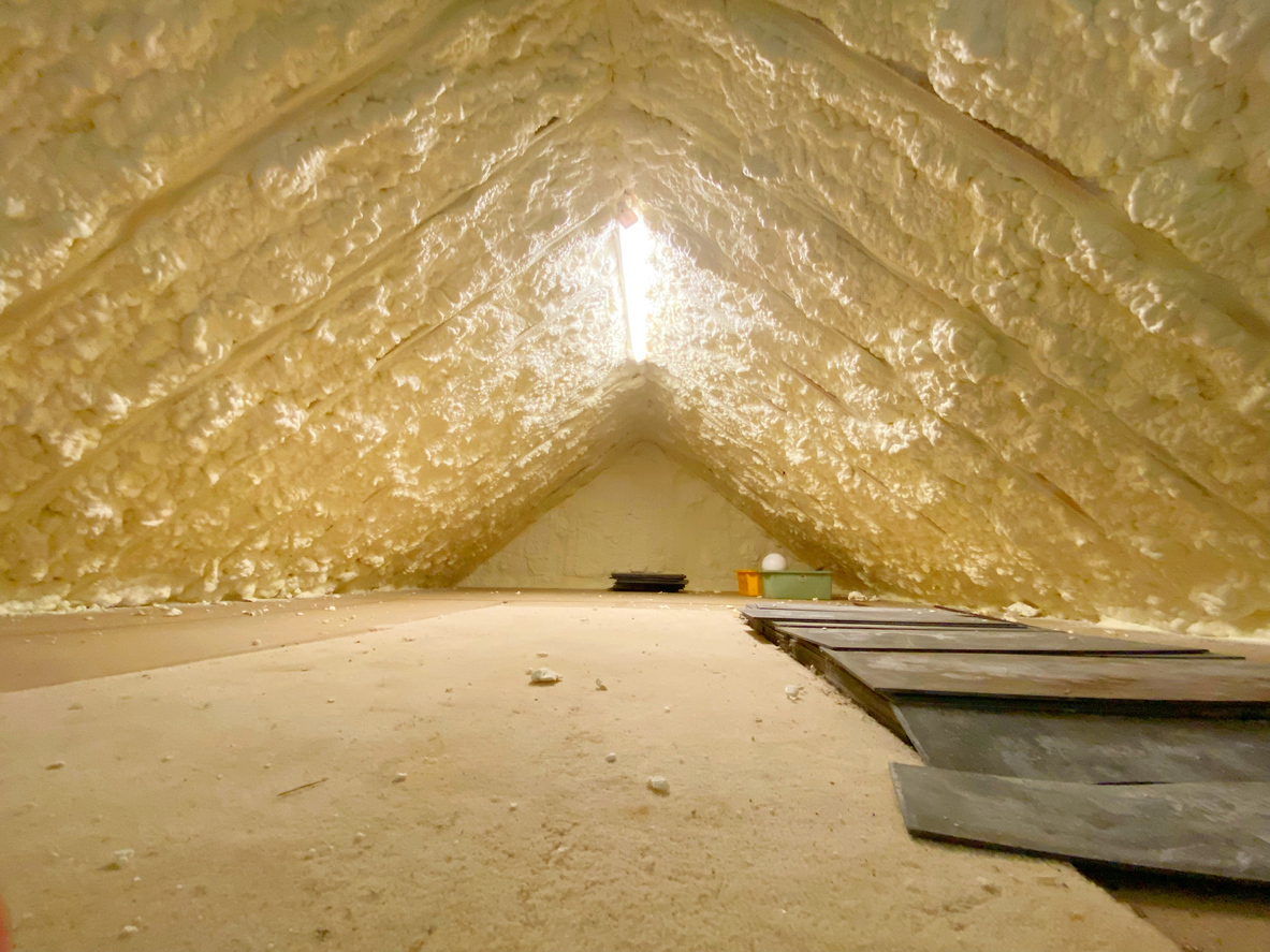 insulated Attic in November